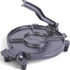 Tortilla Press – 10 Inch Cast Iron Quesadilla Maker – Heavy Duty Empanada Maker Press – Cast Iron Tortilla Maker for