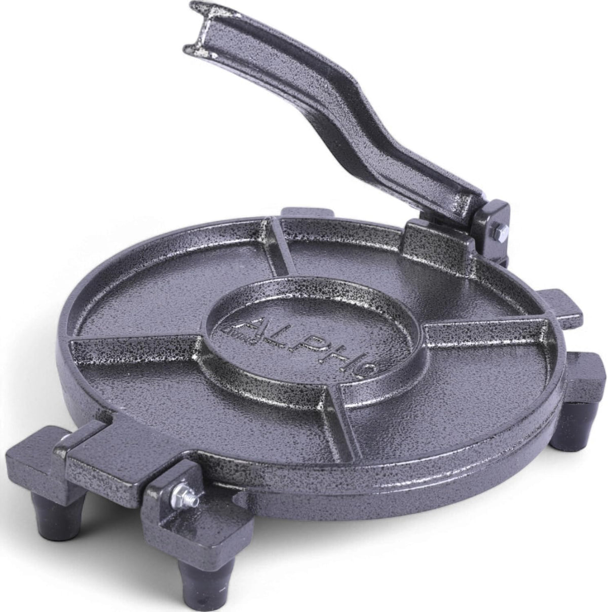 Tortilla Press – 10 Inch Cast Iron Quesadilla Maker – Heavy Duty Empanada Maker Press – Cast Iron Tortilla Maker for