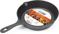 8-Inch Cast Iron Skillet, Pre-Seasoned, CHFS800