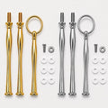2 Sets 3-Tier Tray Hardware Kits, Vintage Cake Stand Handle Fittings, Heavy Duty Zinc Alloy Rods with Screws &