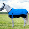 1200D Fall Horse Turnout Sheet (0g No Fill) Horse Blanket,Blue Black 66''