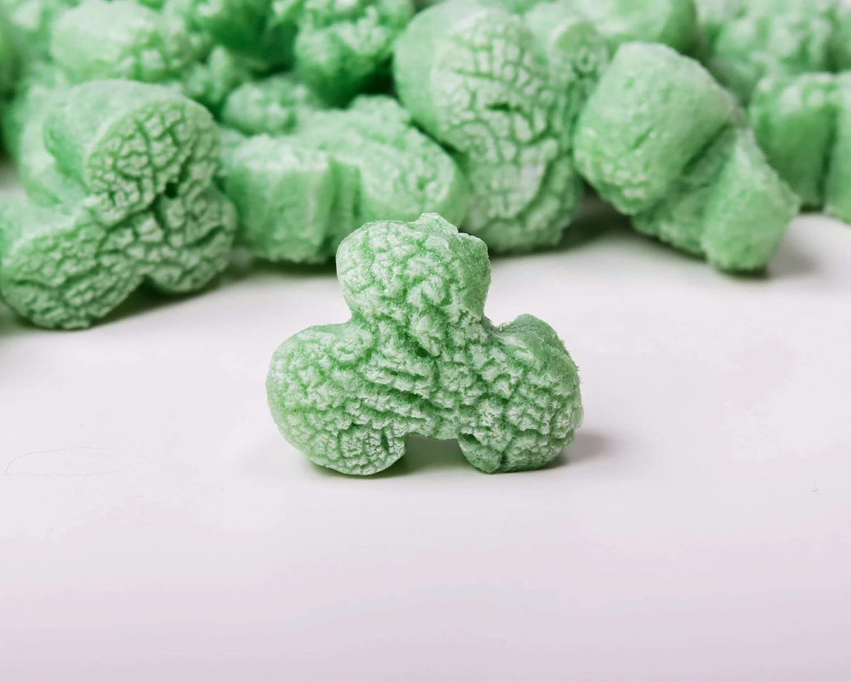 ! Brand FunPak Plant Based Biodegradable Packing Peanuts, 1.5 cu ft Bag, Compostable (Green Shamrocks)