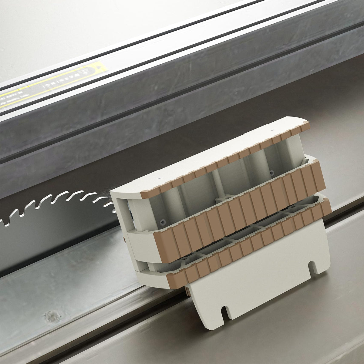 Zebekk Push Block for Table Saws, Router Tables, Band Saws & Jointers