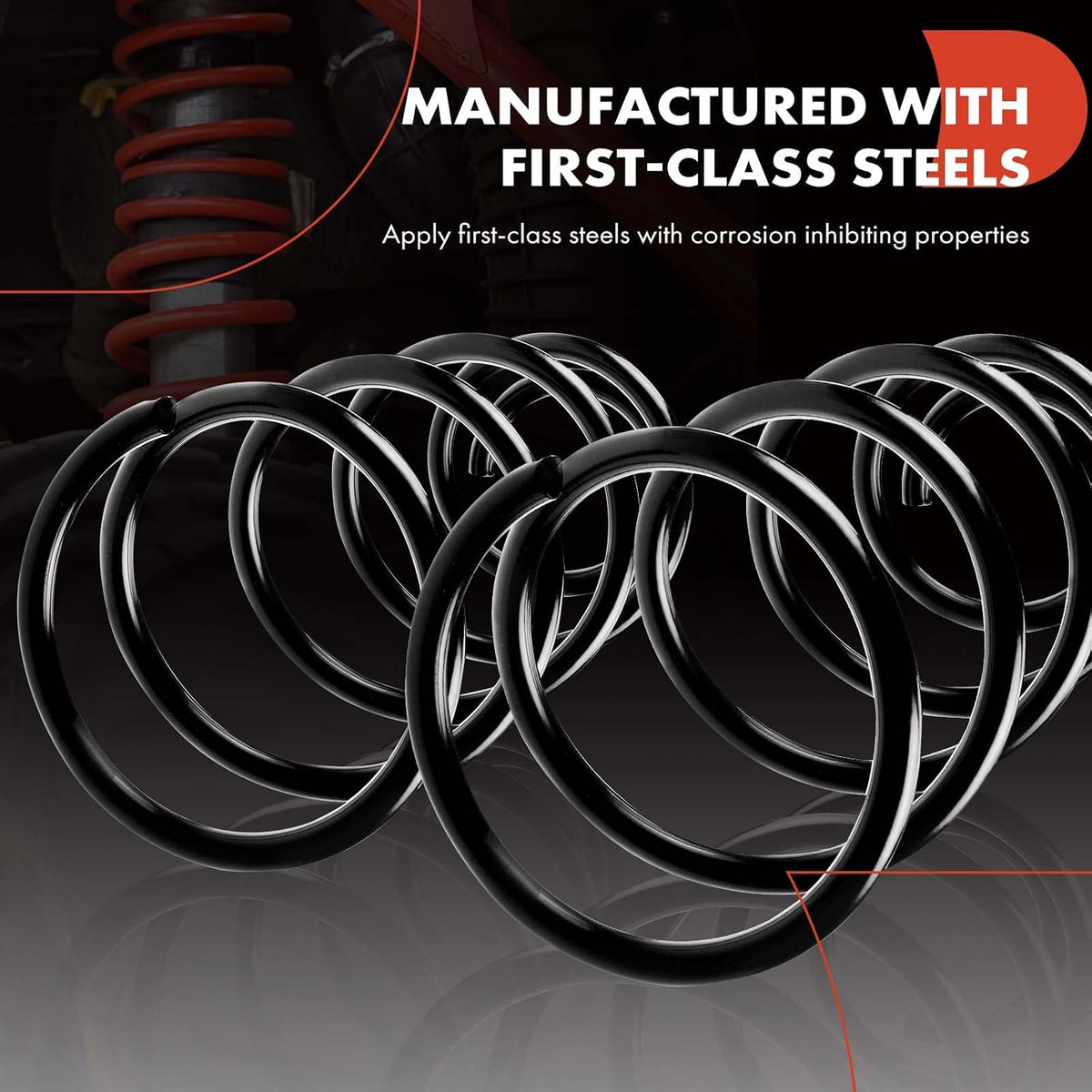 A-Premium Front Coil Spring Set Compatible with Ford & Mazda & Mercury