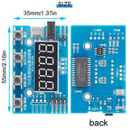 DKARDU HX711 Digital Load Cell Module A/D Module Weight Pressure Sensor Display 24 Bit Weighing Meter Electronic Scale Display Meter with Micro USB Cable