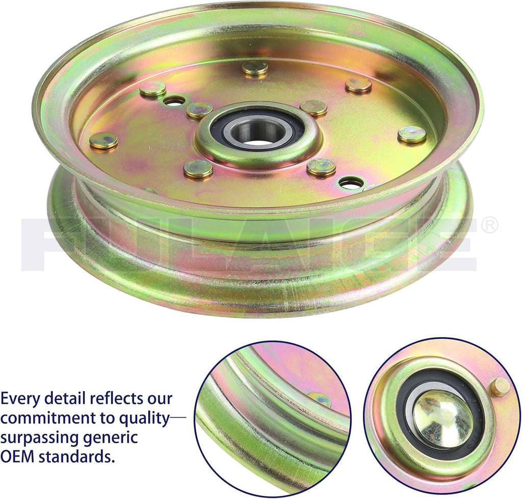 589766102 Replaces Husqvarna 539132728 Deck Idler Pulley for Husqvarna Z246 Idler Pulley, RZ4623, RZ46i, Z248F, MZ61, MZ6128 - with 42" 46" 48" 54" 61" Decks