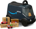 Amazon Delivery Van, for Ages 2+, Ride and Deliver Truck for Kids, Under Seat Storage, Ergonomic Seat, Includes 3