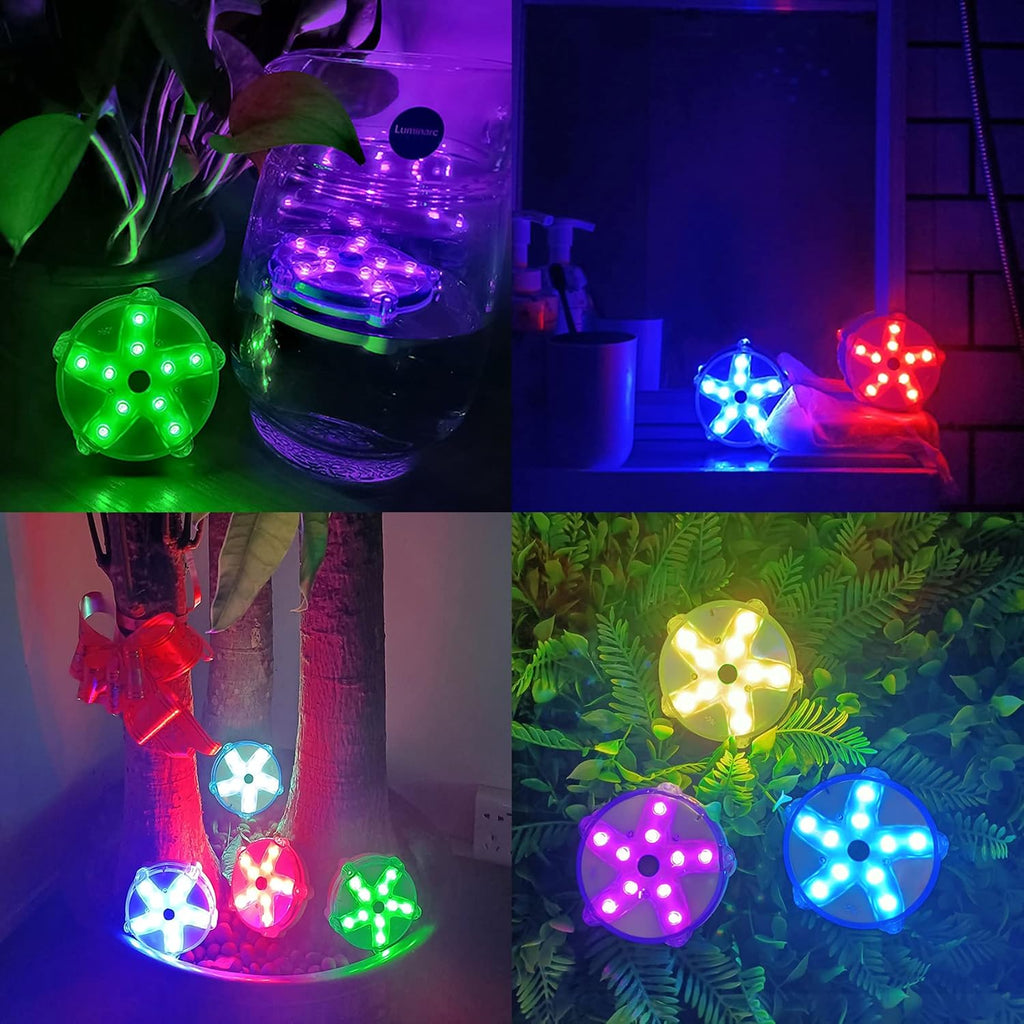 Floating Pool Lights,Color Changing Waterproof Magnetic Pond Lights,Pool Light that Float,Starfish Above Ground Pools