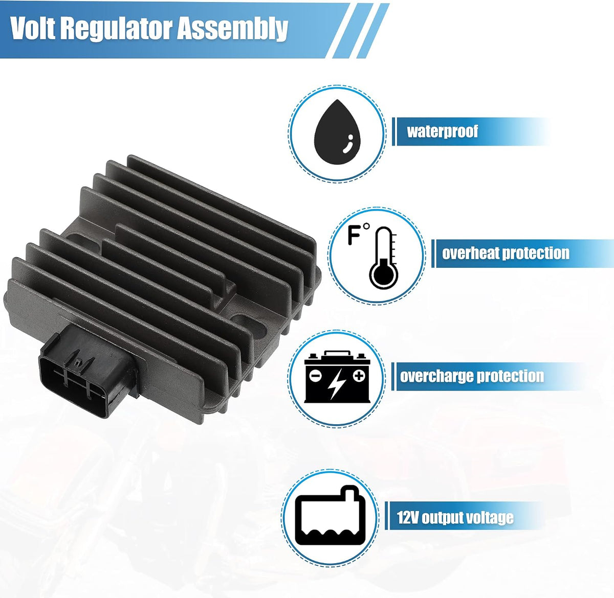 X AUTOHAUX Voltage Regulator Rectifier for Arctic CAT 700 EFI 2006-2009