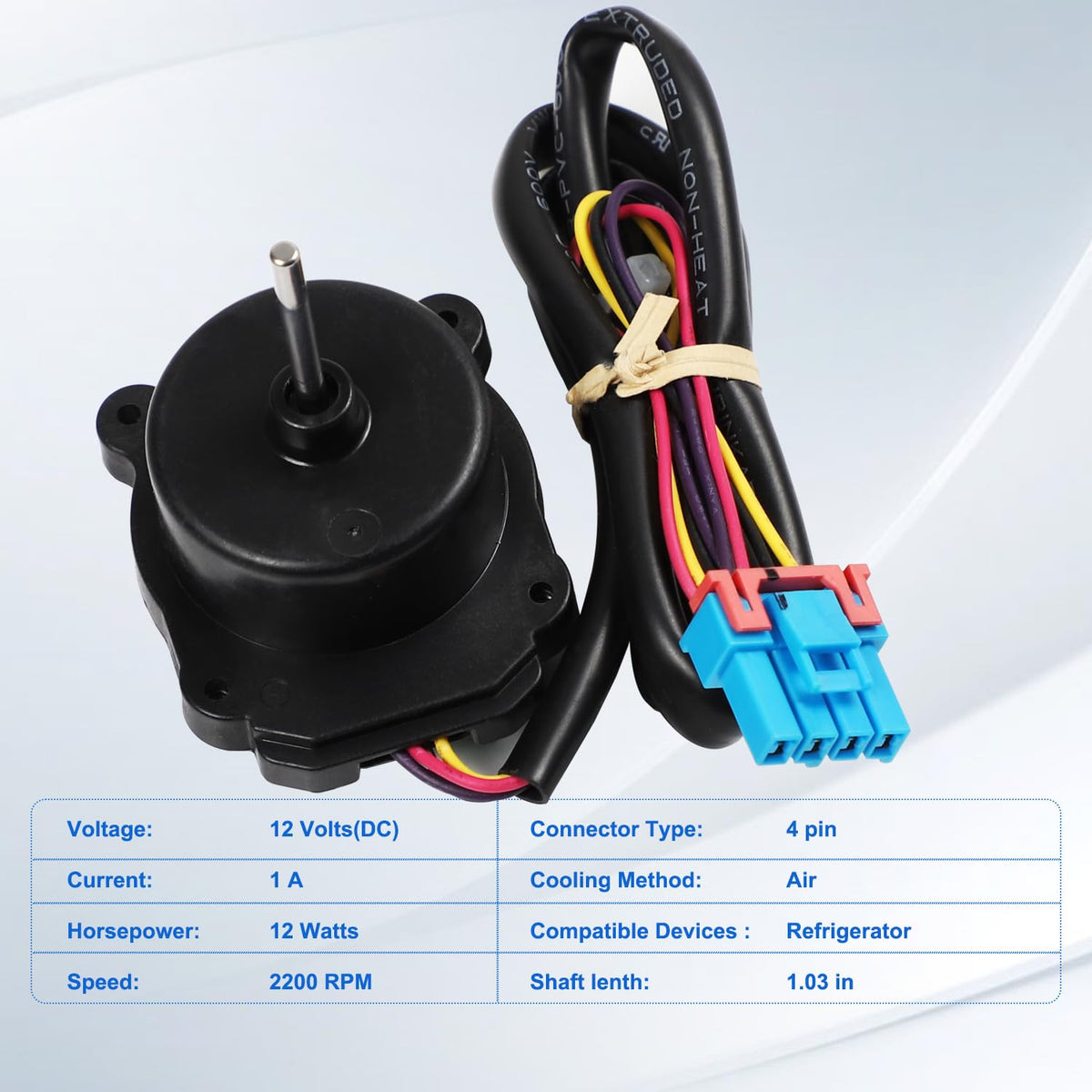 Refrigerator Condenser Fan Motor for LG LMXS28626S LFXS26973S LFXS26596S LMWS27626S LRMDS3006S LRFDS3016S LRFXC2416S LRFVS3006D LFXS28968S LMXS28626D LRMDS3006D LRSOS2706S LRFWS2906S