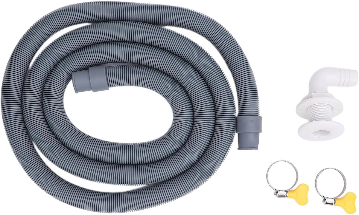 Zunate Bilge Pump Installation Kit 3/4in 6.6ft Hose for Boat Drainage