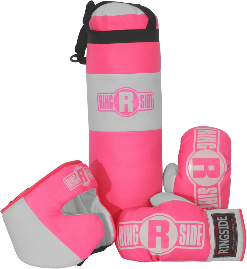 Kids Boxing Set (2-5 Year Old), Assortment with Punching Bag, Gloves, and Headgear for Boxing, MMA, Muay Thai, and