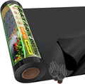 10 Mil 5 FT X 100 FT Plastic Sheeting Heavy Duty Thick LLDPE Black