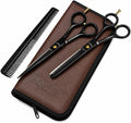 Hair Cutting Scissors Shears Razor Edge Kit – Harry’s Supplies 7” Professional Barber Shears with Thinning Shears