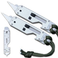 Edge XT - Mini Utility Knife Keychain Multitool w/ 10 Tools - Retractable Razor Blade Mini Box Cutter OTF Knife