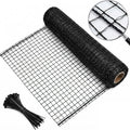 7x100ft Deer Fence Garden Netting 50GSM Square Mesh HDPE Black