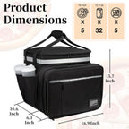 Food Delivery Backpack, Expandable Delivery Backpack Pizza Bag, XL