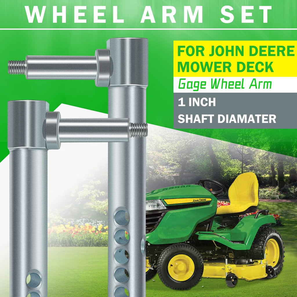 AM131288 AM131289 Mower Deck Gauge Wheel Arm for John Deere 48C 54C 62C, 1"