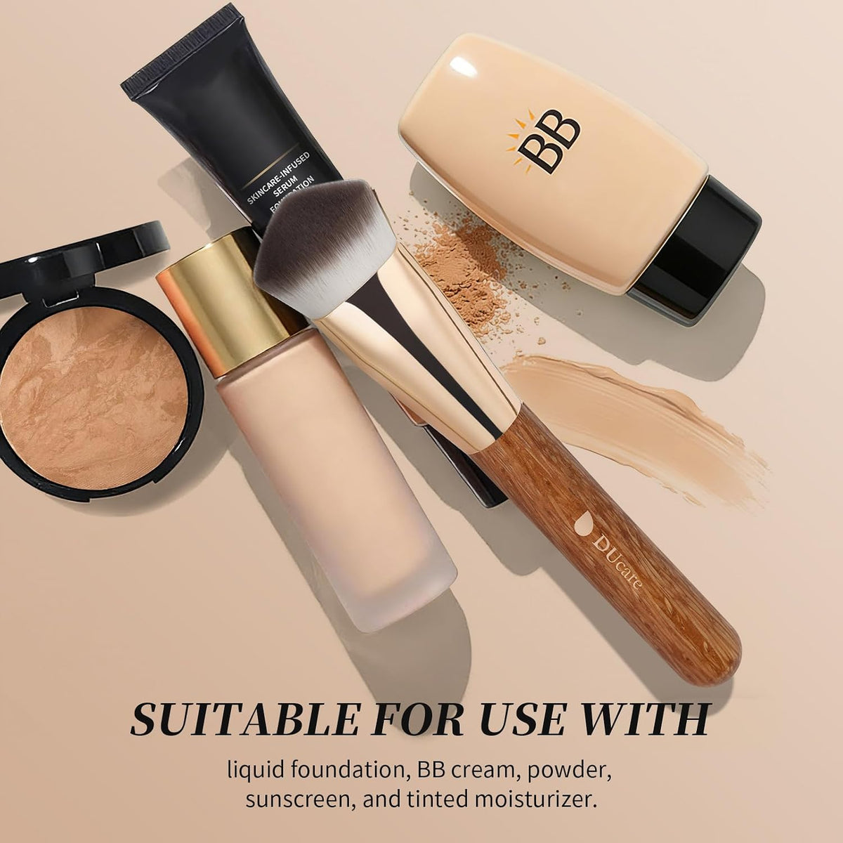 Pinnacle Foundation Brush, Professional Makeup Brush