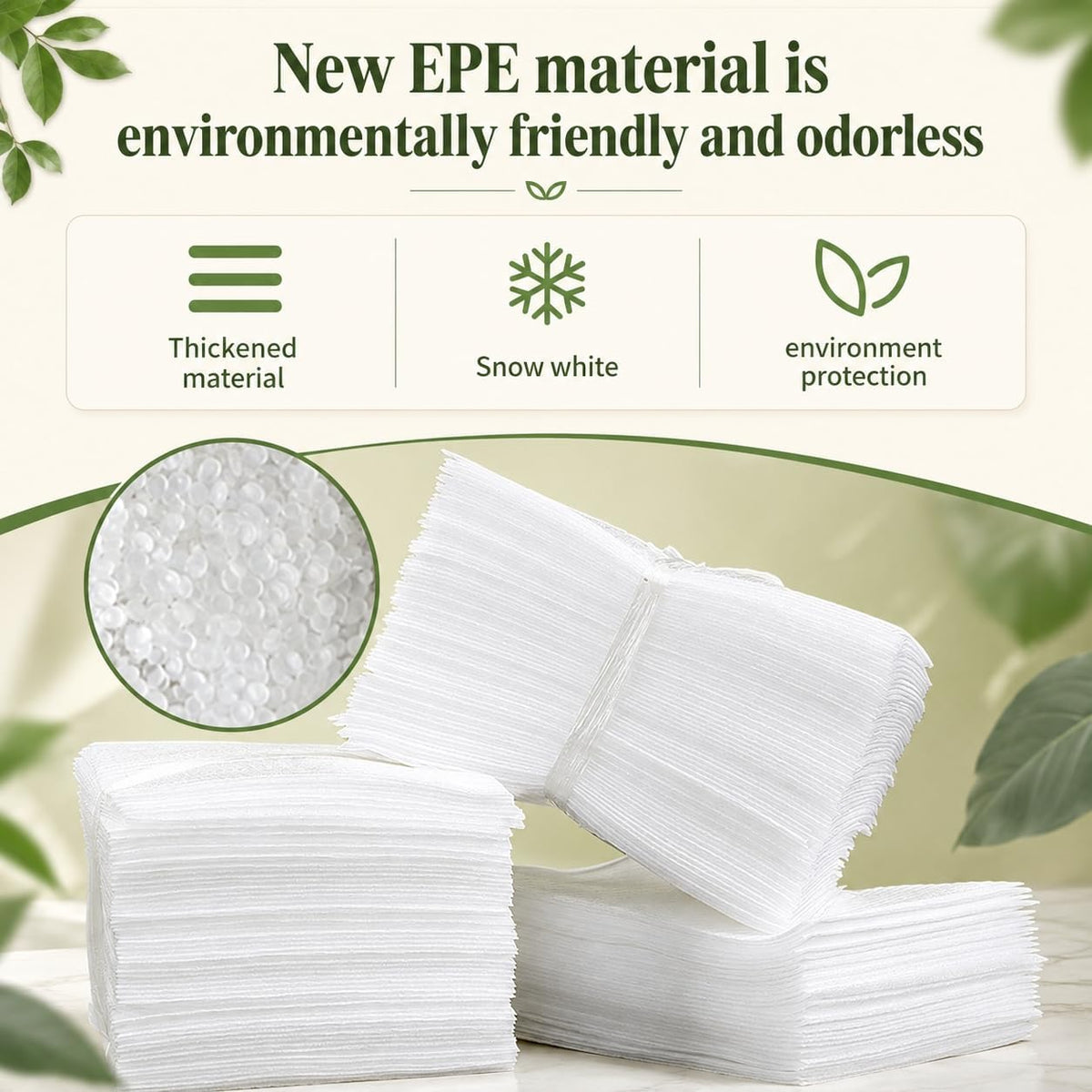 Packing Foam Pouches 1/24'' thickness 6 x8IN,50 Pack