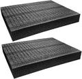 2Pcs Foam Sheets Pick Pluck Foam Pre Cubed Insert for Case Tool Box Wrap Cushioning Material for Packing Storage and