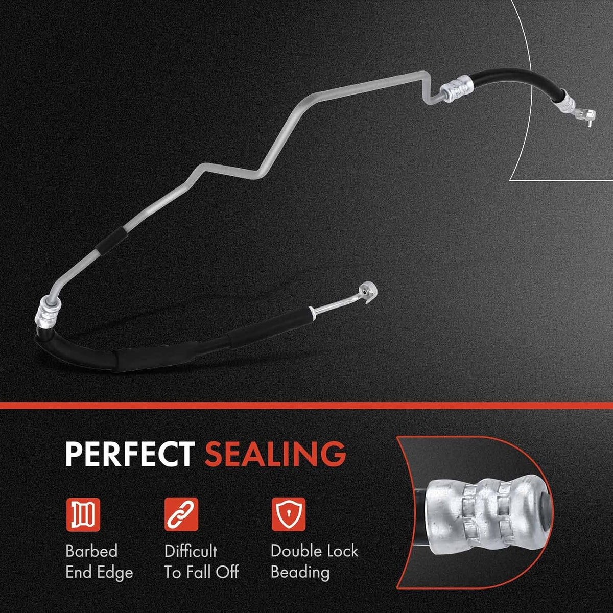 A-Premium Power Steering Pressure Hose Line Assembly