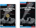 Current Thick Comic Bags & Backing Boards | 100-Pack | Acid-Free Storage for Comics | Precision Cut Boards | Crystal