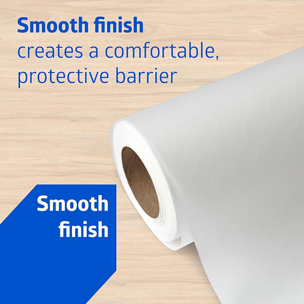 Medical Exam Table Paper, Smooth Table Paper, 20-21 inches x 225 feet, Case of 12 Rolls