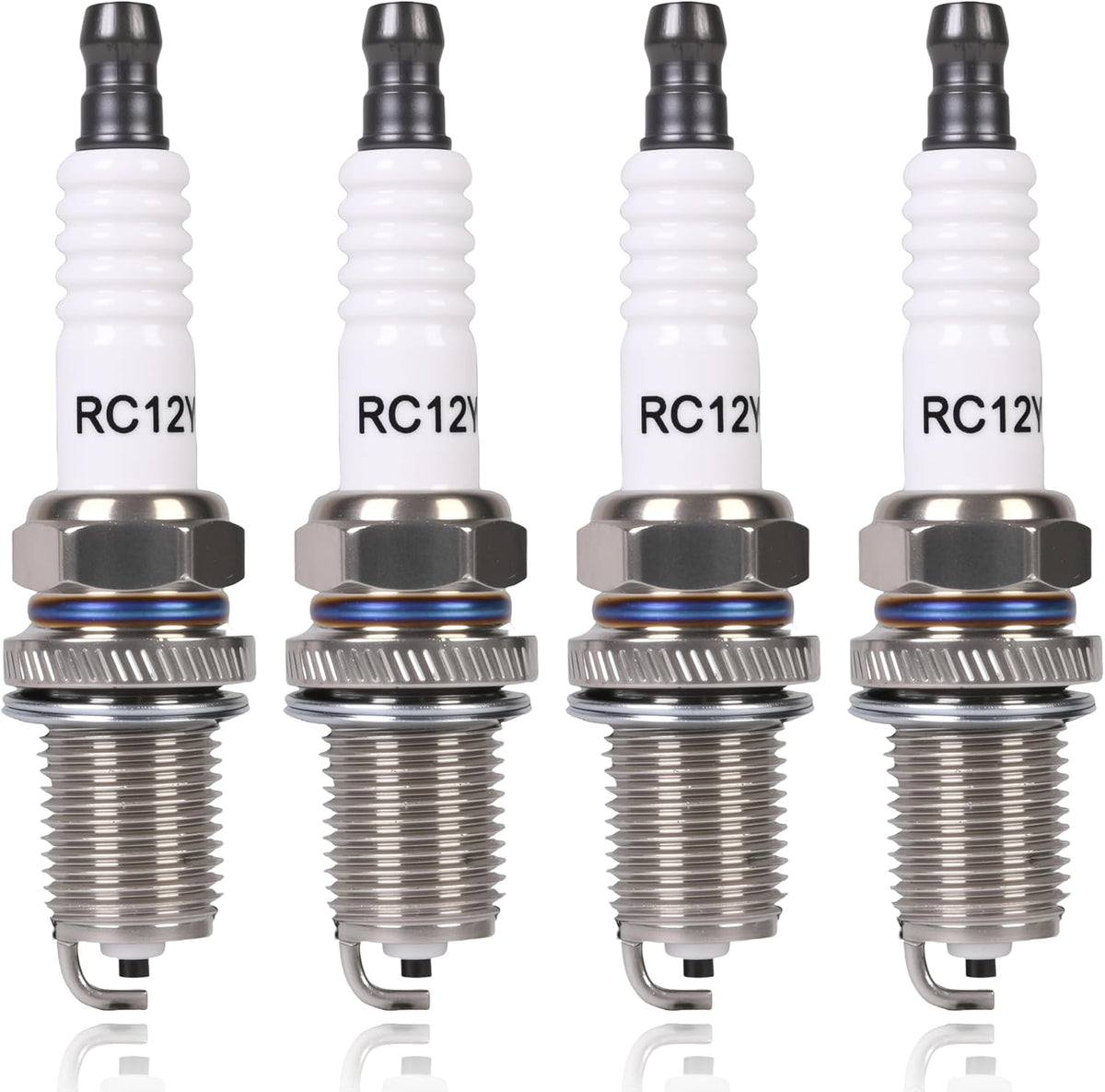 Spark Plugs 4 Pack Replaces For Champion RC12YC MTD 759-3336
