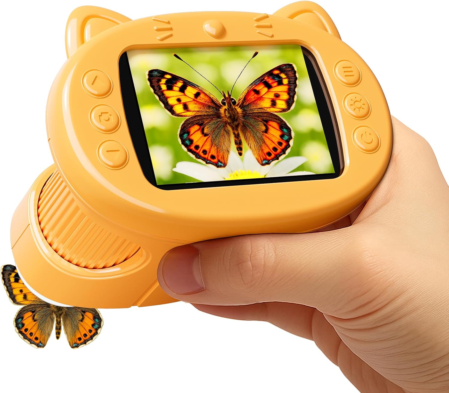 Handheld Digital Mini Microscope for Kids: 1000X 4K 2.4" Microscopes Toys | Portable Pocket STEM Electronic Learning