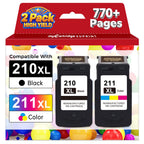 Replacement for Canon 210 XL 211 XL Ink Cartridge 2PK