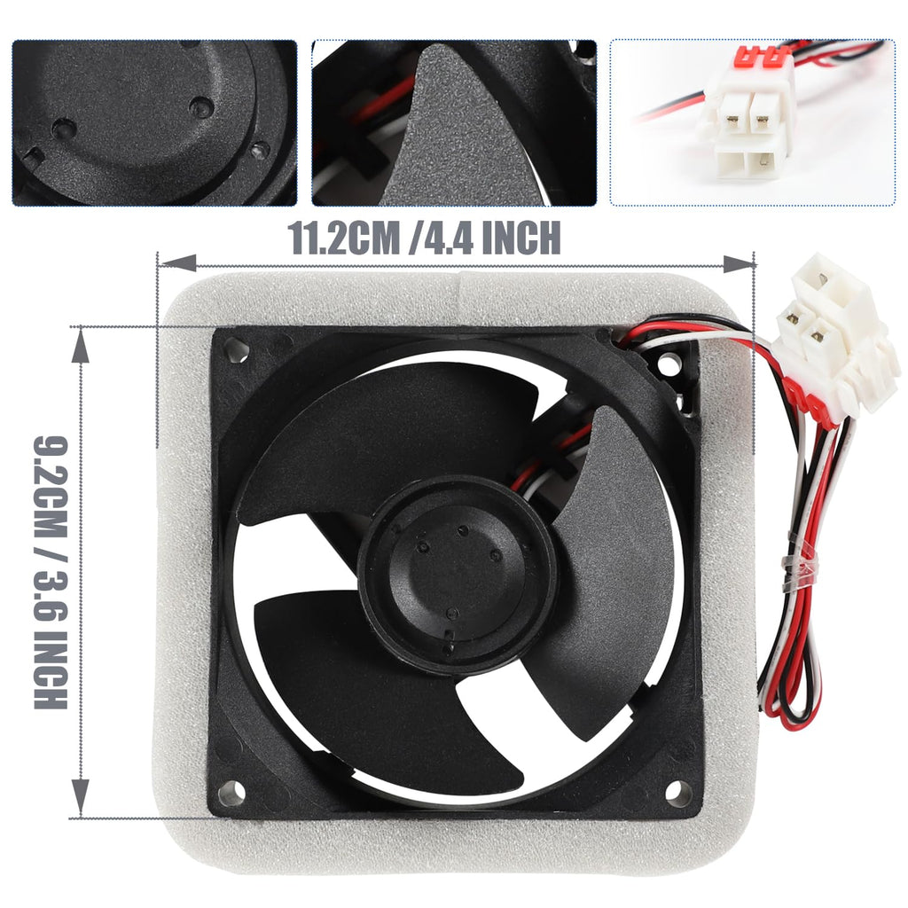 Refrigerator Evaporator Fan Motor for Samsung RF30HBEDBSR/AA RF28R7351SR/AA RF28R7551SG/AA RF28R7551SR/AA RF4267HARS/XAA RF28R6301SR RF28R6201SR RF28R6301SR RF28R7201SG RF28HFPDBSR RF29A9071SR