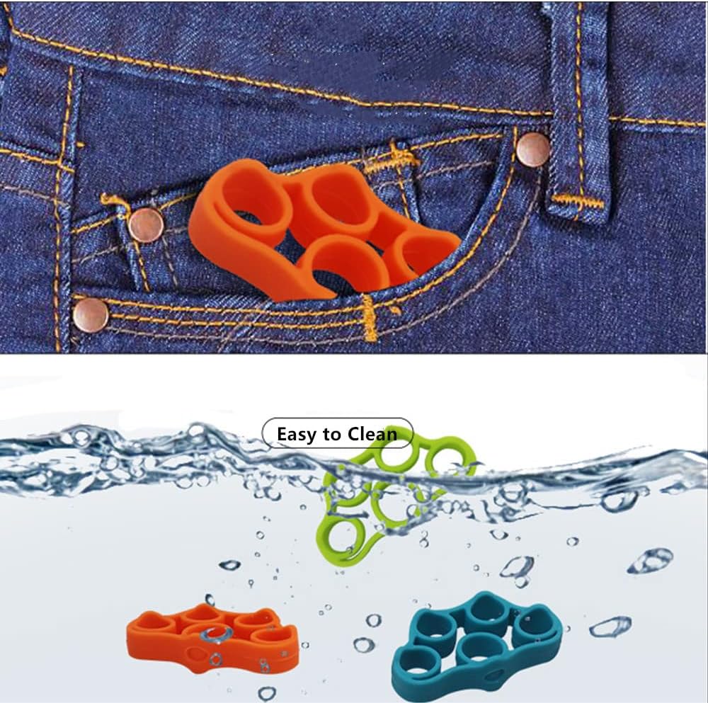 3 Resistance Level Finger Stretcher Exerciser, Grip Strength Trainer