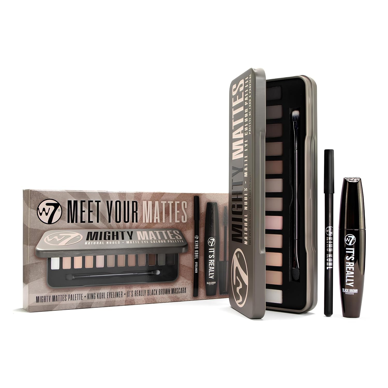 Meet Your Mattes Gift Set - Eyeshadow, Mascara and Eyeliner Kit | Cruelty-Free Makeup Set