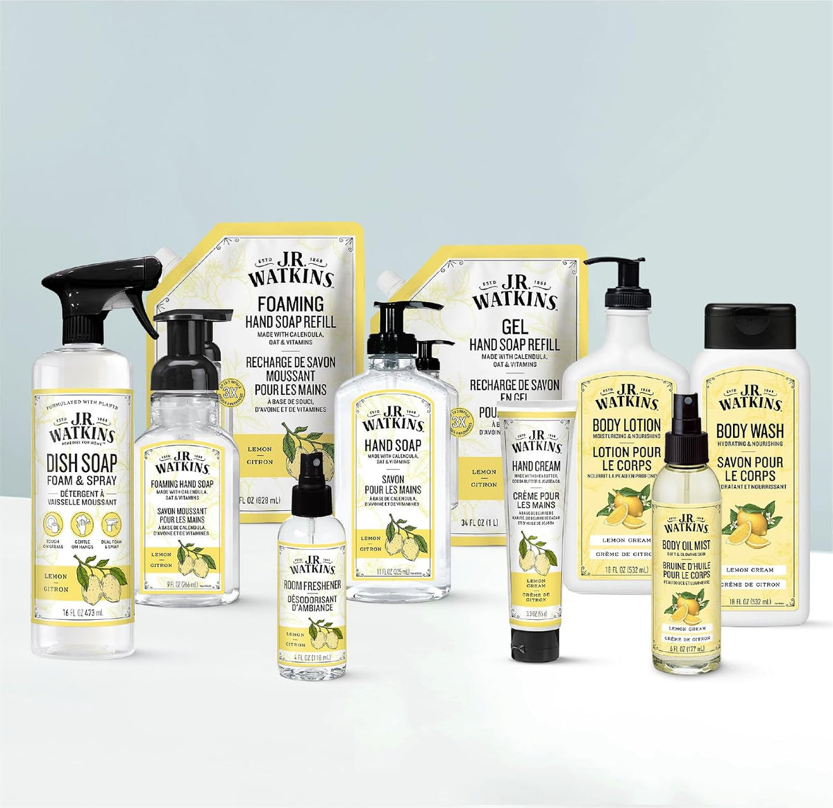 Moisturizing Foam Hand Soap Refill 2 Pack, Lemon, 28 fl oz