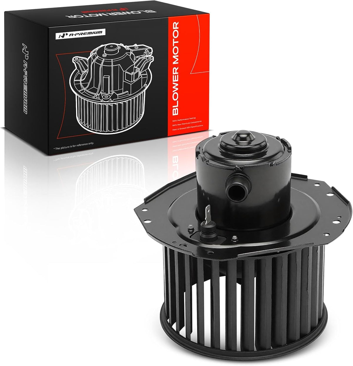 A-Premium Front HVAC Heater Blower Motor with Fan Cage