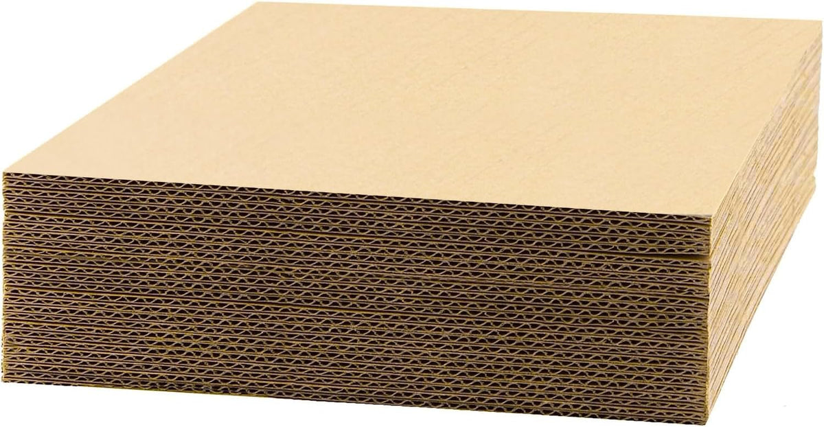 6x9 Inch Corrugated Cardboard Sheets 25 Pack