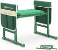 Garden Kneeler and Seat with Anti-Tipping Extendable Legs