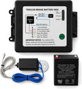 Trailer Brake Breakaway Kit with Charger LED Display, Switch