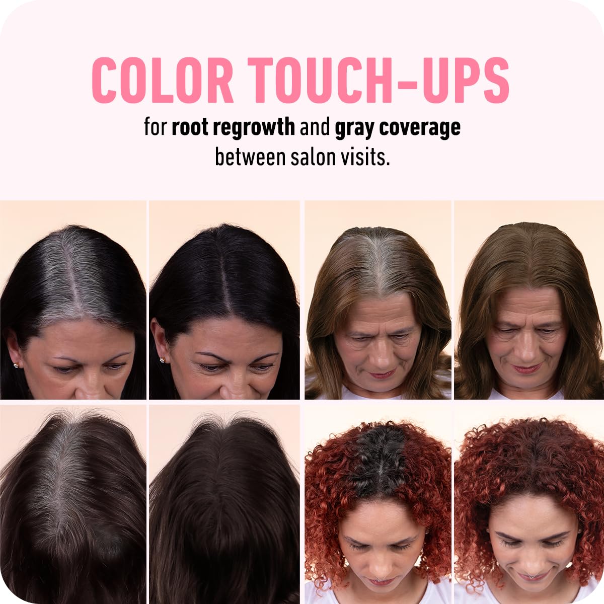 Hairline Powder, Root Touch Up Hair Color Dark Brown 4g