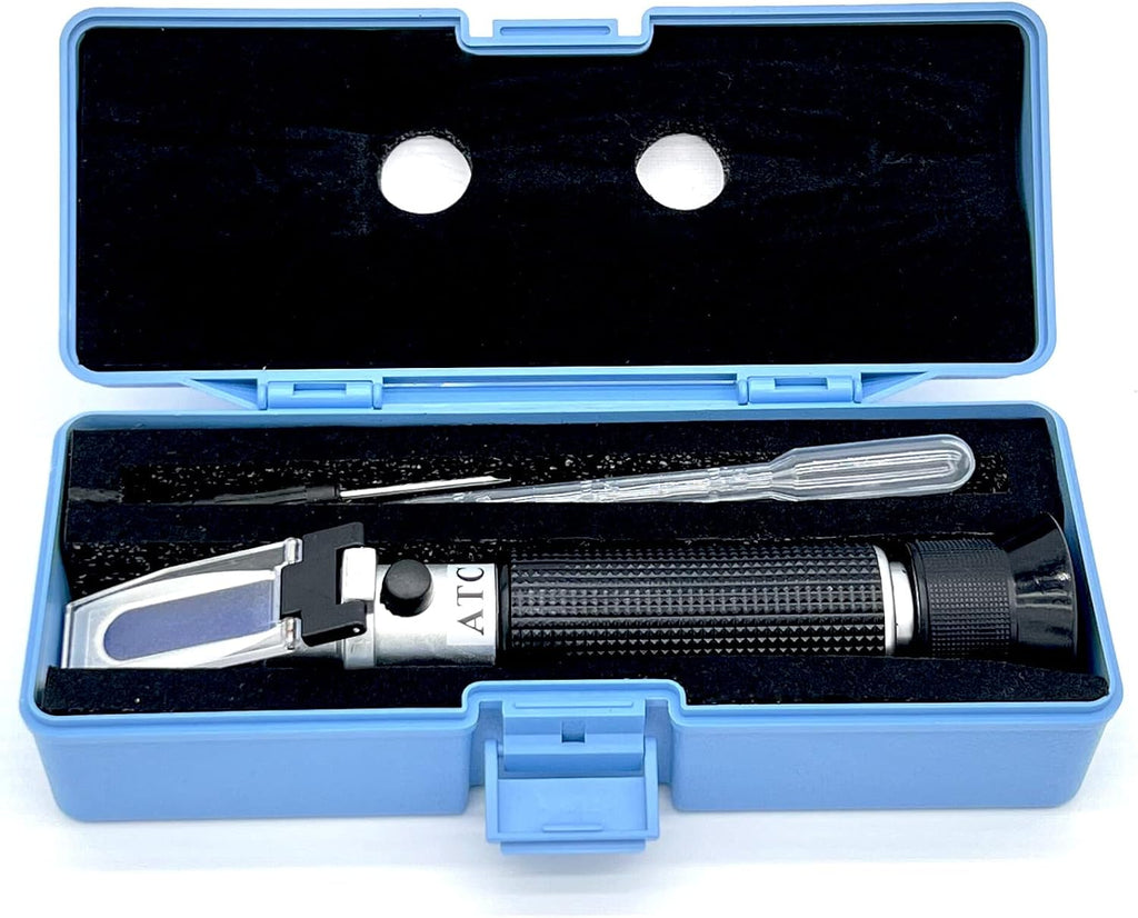 Salinity Refractometer for Aquarium Seawater Marine Fishkeeping | Salinity Tester 0-100PPT & 1.000-1.070 Salinity