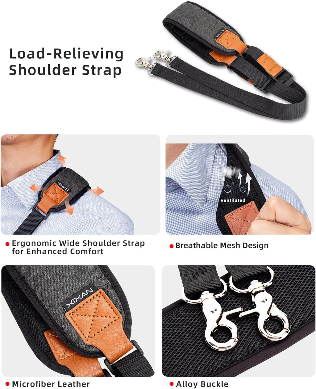 Handheld Camera Gimbal Stabilizer Accessories Load Reduce Kit | Adjustable Shoulder Strap/Belt/Gimbal