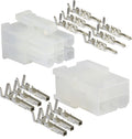 Molex 6 Circuit Wire Connector - 5 Complete Conn. w/Pins Mini-Fit Jr