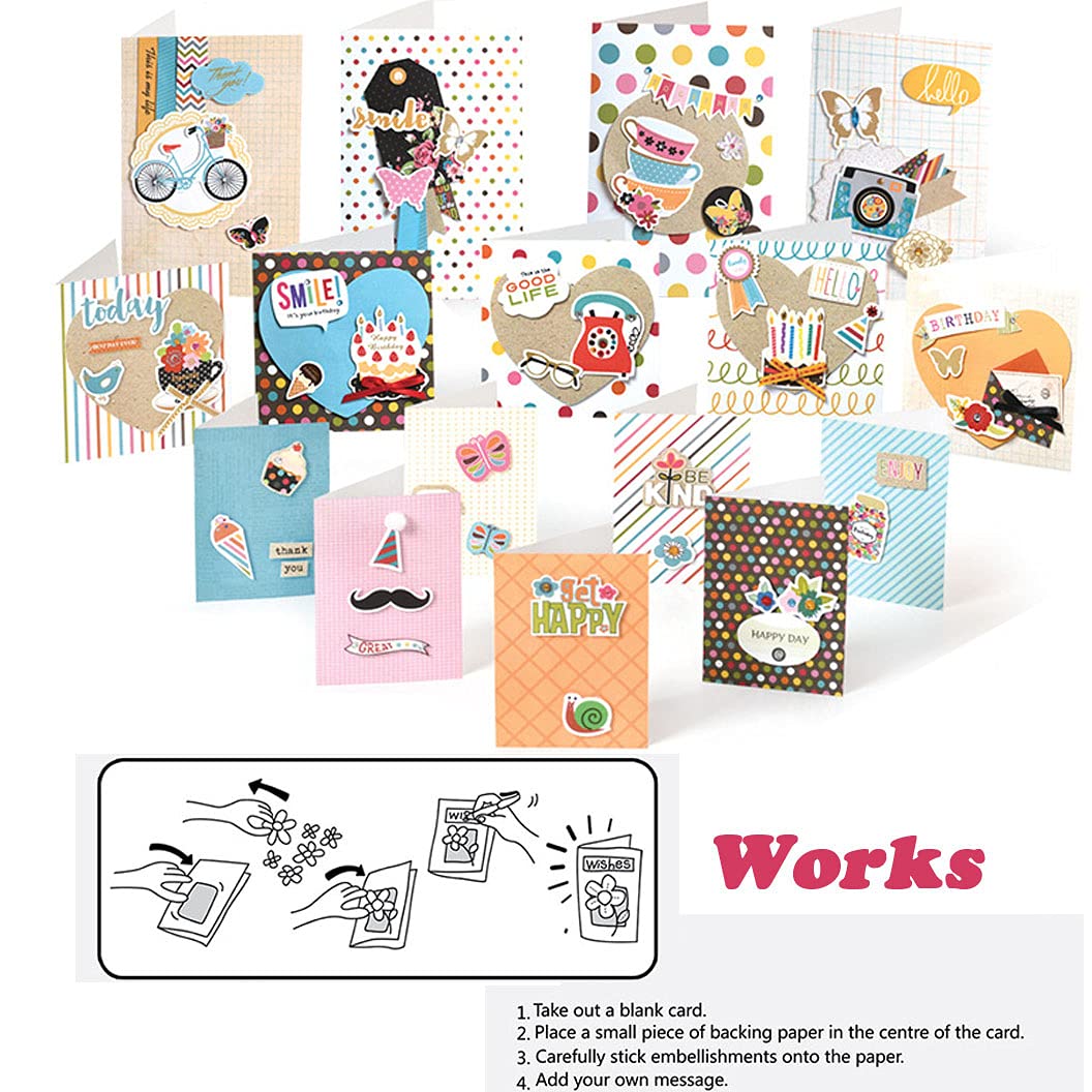 Greeting Card Making Supplies Envelope Kit Gift Anniversary Craft