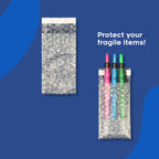 4x7.5" Clear Self-Sealing Bubble Out Bag Pouches, 500 Pack