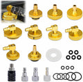 BELEY 13PCS Master Cylinder Bleeder Kit, Aluminum Brake Pressure Bleeding Set Tool