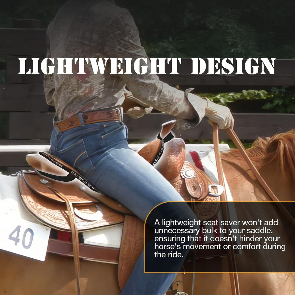 Trail Seat Saver, Ride-on Western Saddle Pad