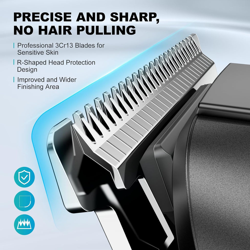 Beard Trimmer for Men - 14 in 1 Professional Mens Grooming Kits, Dual Speed Electric Shaver and Hair Clipper for