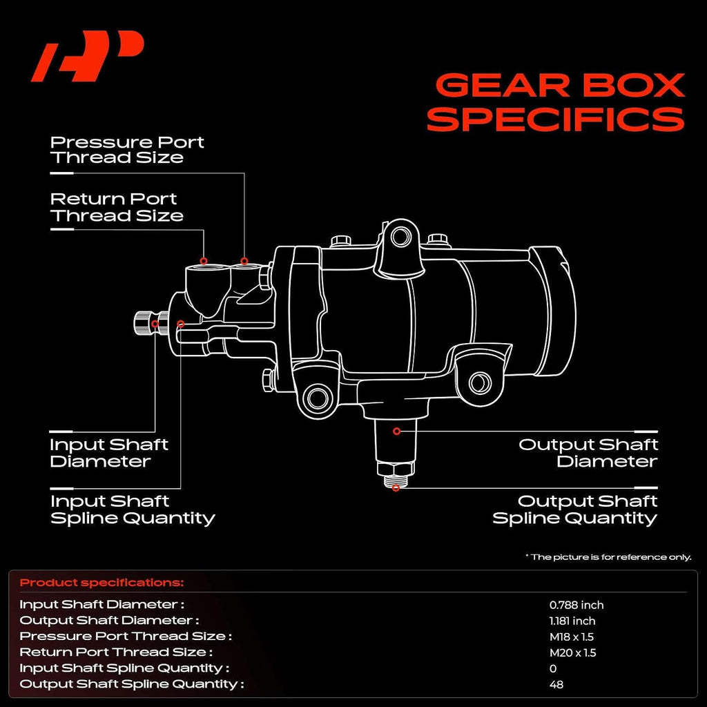 A-Premium Power Steering Gearbox Gear Box Assembly