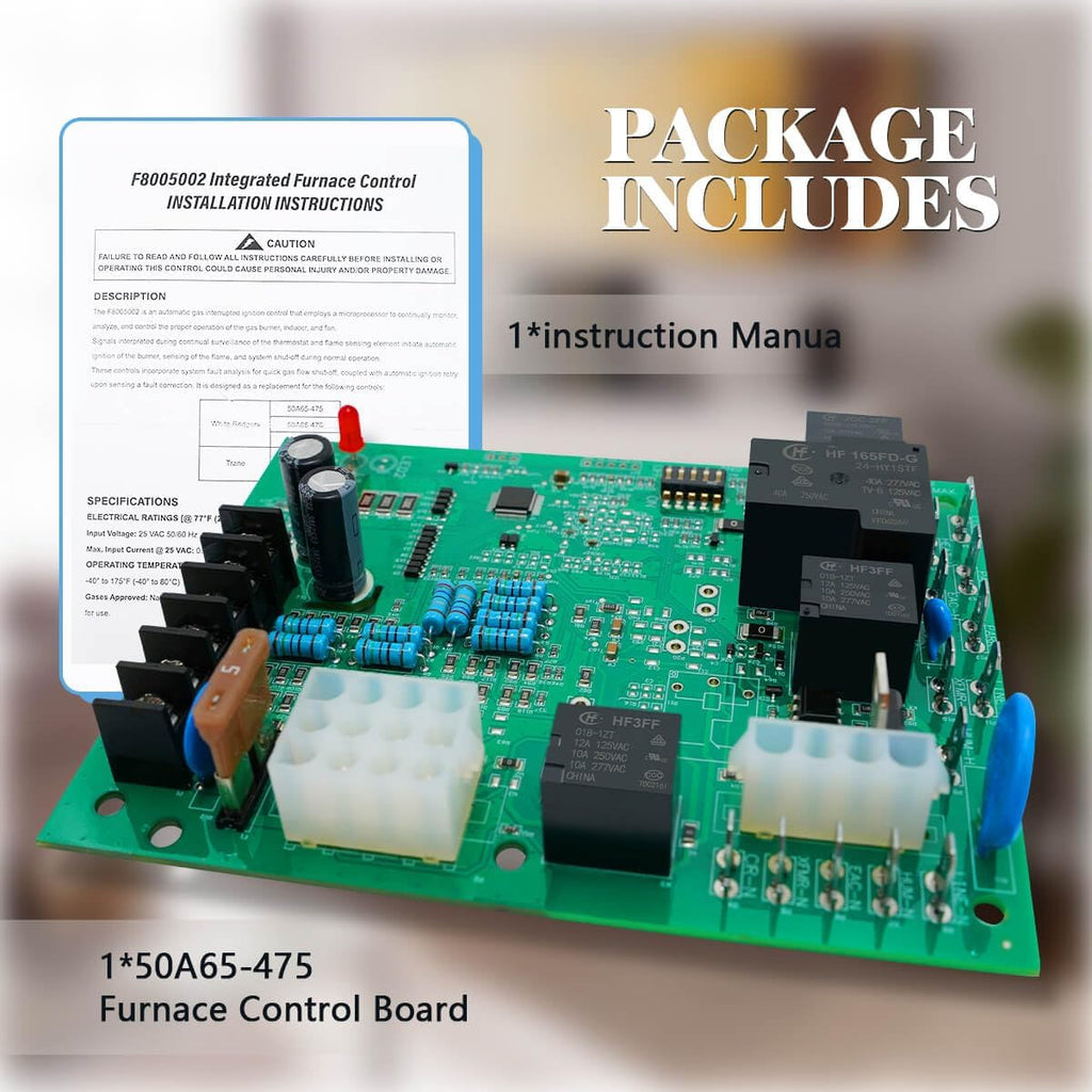 50A65-475 Furnace Control Board Compatible with Trane Replaces D341396P01